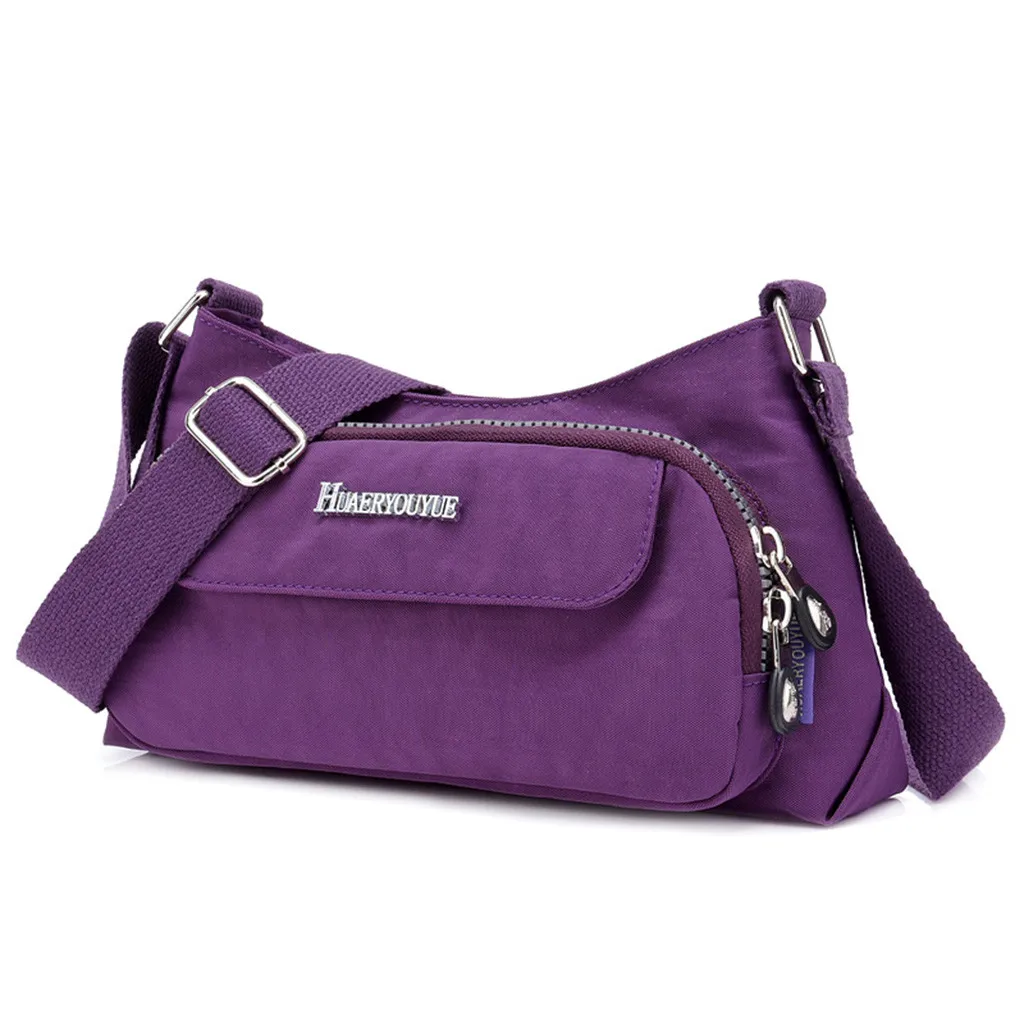 Высококачественные маленькие сумки через плечо с клапаном, Женская нейлоновая сумка на плечо, водонепроницаемая элегантная повседневная сумка для покупок, женские сумки#613P
