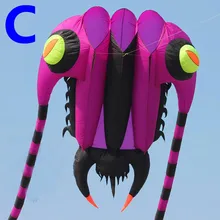 Дизайн 7кв. М трилобит мягкий воздушный змей Спорт Рипстоп нейлон летающий змей из ткани 3d кальмар игрушка кайсюань воздушный змей колесо легко лететь