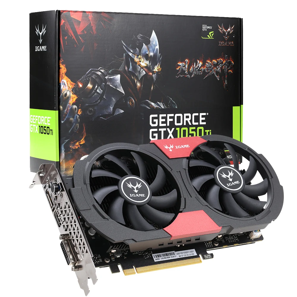 

Colorful GTX 1050Ti NVIDIA Graphics Card GeForce iGame GTX1050 Ti GPU 4GB GDDR5 128bit PCI-E 3.0 Gaming Video Card placa de vide