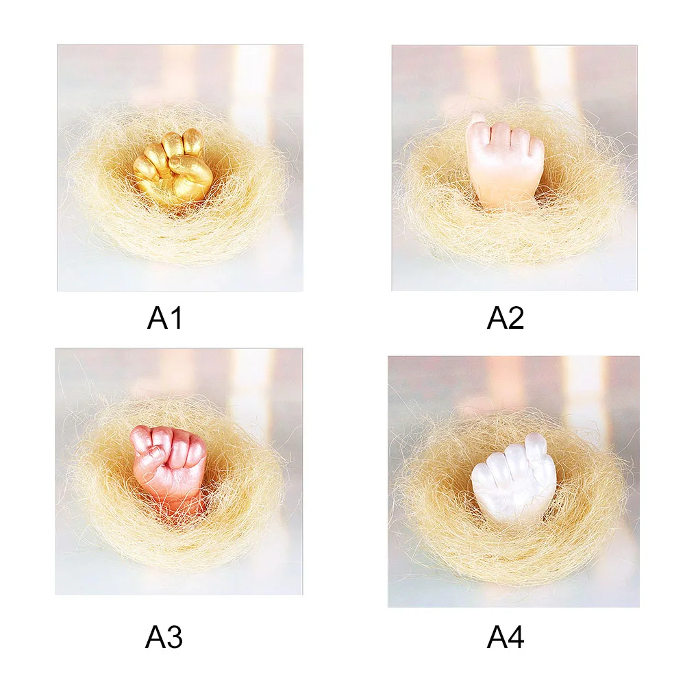 3D руки ноги печати Плесень Для Ребенка Порошок штукатурка литья комплект ручной отпечаток материалы на память подарок ребенка рост мемориал