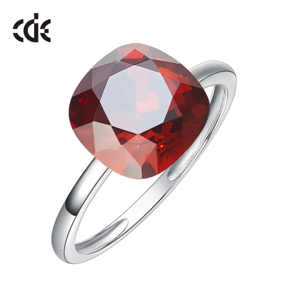 

CDE Crystals from Swarovski Fashion Fine Crystal clear woman Ring 2019 S925 sterling silver anniversary fine Jewelry gift NEW