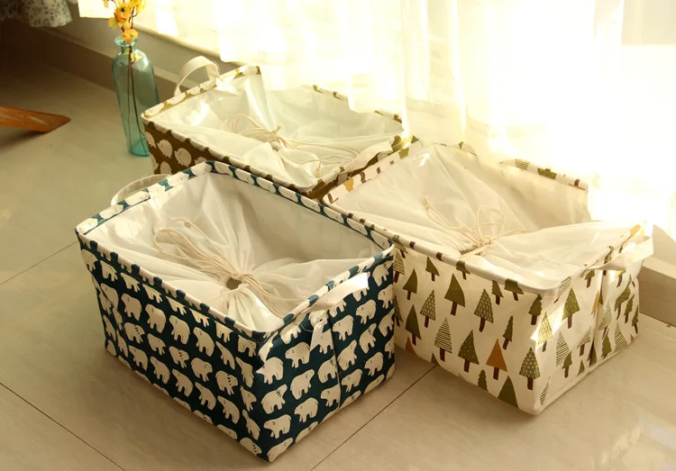 

45x30x25cm Folding Laundry Basket Storage Barrel Standing Toys Clothing Storage Bucket Laundry Organizer Holder Pouch Household