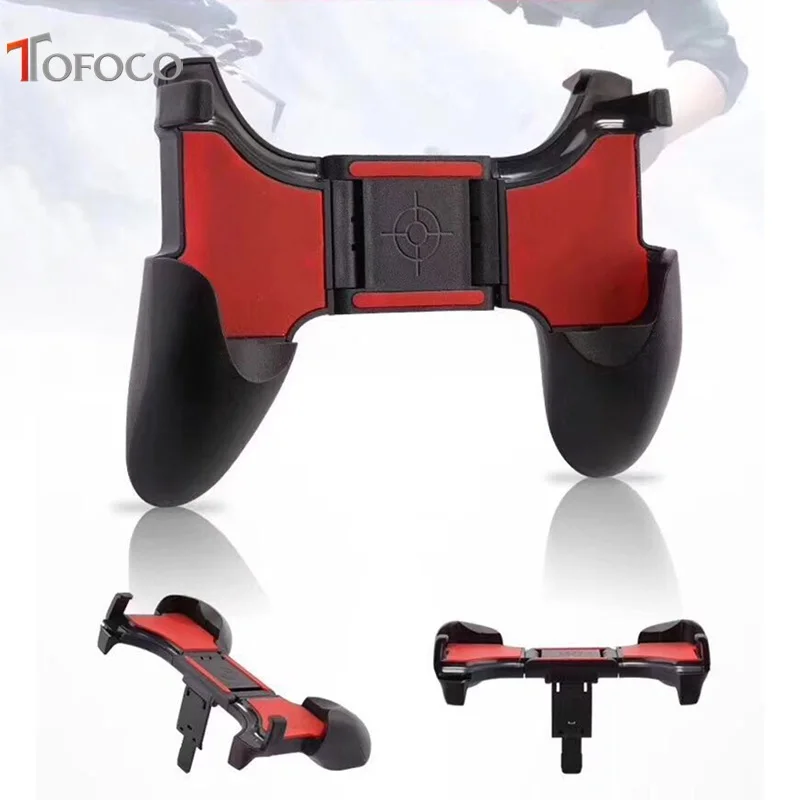  TOFOCO Mobile Gamepad Portable Stand for IOS Android Retractable Handle Street Basket Shooting Game