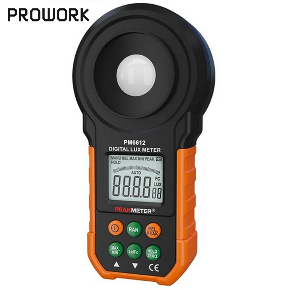 Peakmeter Multimeter Digital Analog Multimeter Bar Light Lux Meter