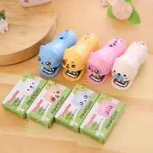 MIRUI набор степлеров с милыми маленькими животными Escolar Papelaria, школьные офисные принадлежности, подарок на день рождения