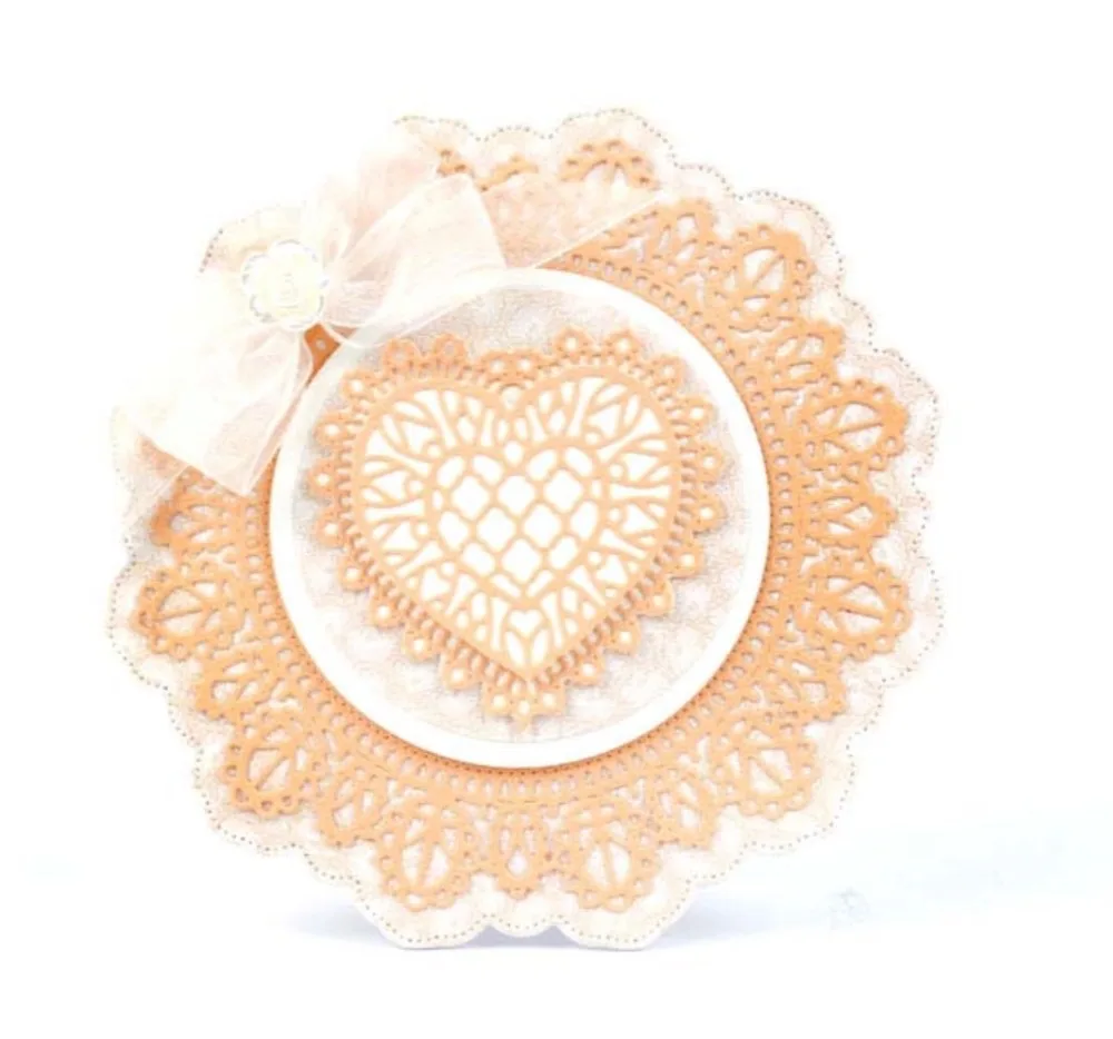 Vyutxa новые Doily металлические трафареты для пресс-формы для DIY скрапбукинга/фото украшение для альбома тиснение бумажные карточки ручной работы
