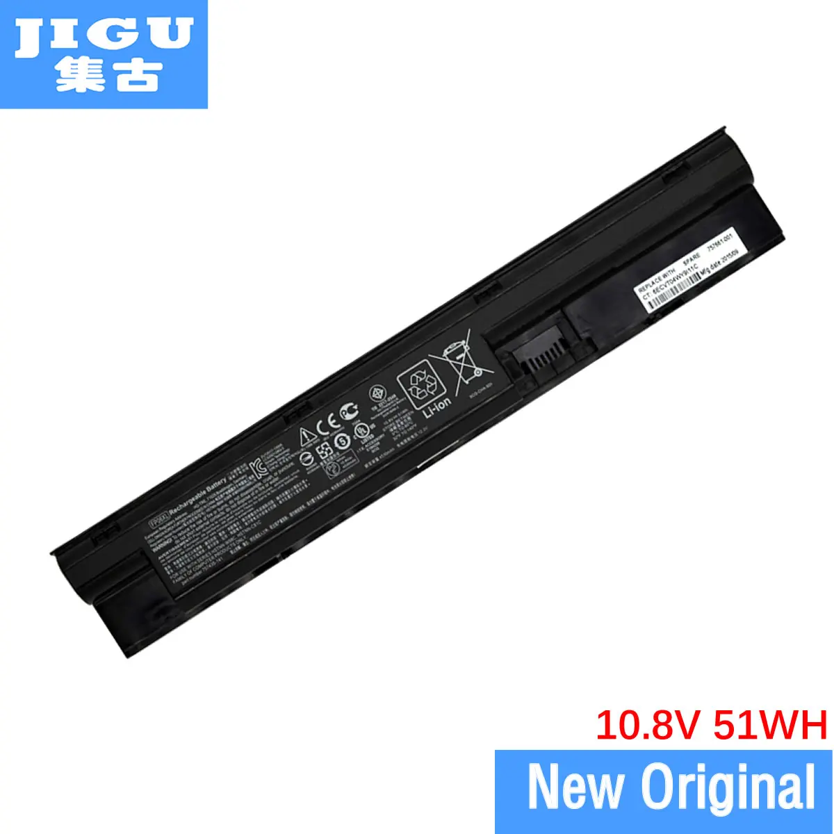 JIGU FP06 H6L26AA H6L26UT Оригинальная батарея для ноутбука HP ProBook 470 G2 450 455 G1 G0 440 G2|battery for