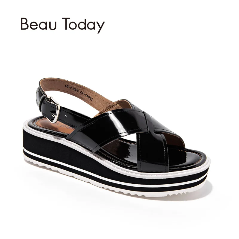 cow platform shoes