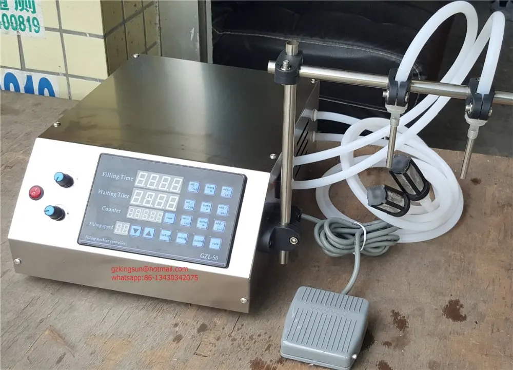 

2016 Electrical liquids filling machinery water digital filler automatic pump sucker beverage oils packaging equipment tools,3L
