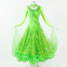 Standard Ballroom Dresses Women Custom Made Waltz Tango Modern Dancing Costume Lady’s Ballroom Competition Dance Dress