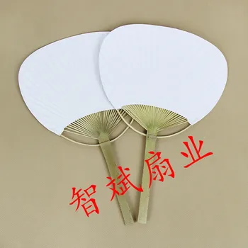

100pcs Lot Chic Paper Paddle Hand Fans with Bamboo Frame and Handle Wedding Party Favors Gifts Paddle Paper Fan Spanish Fan