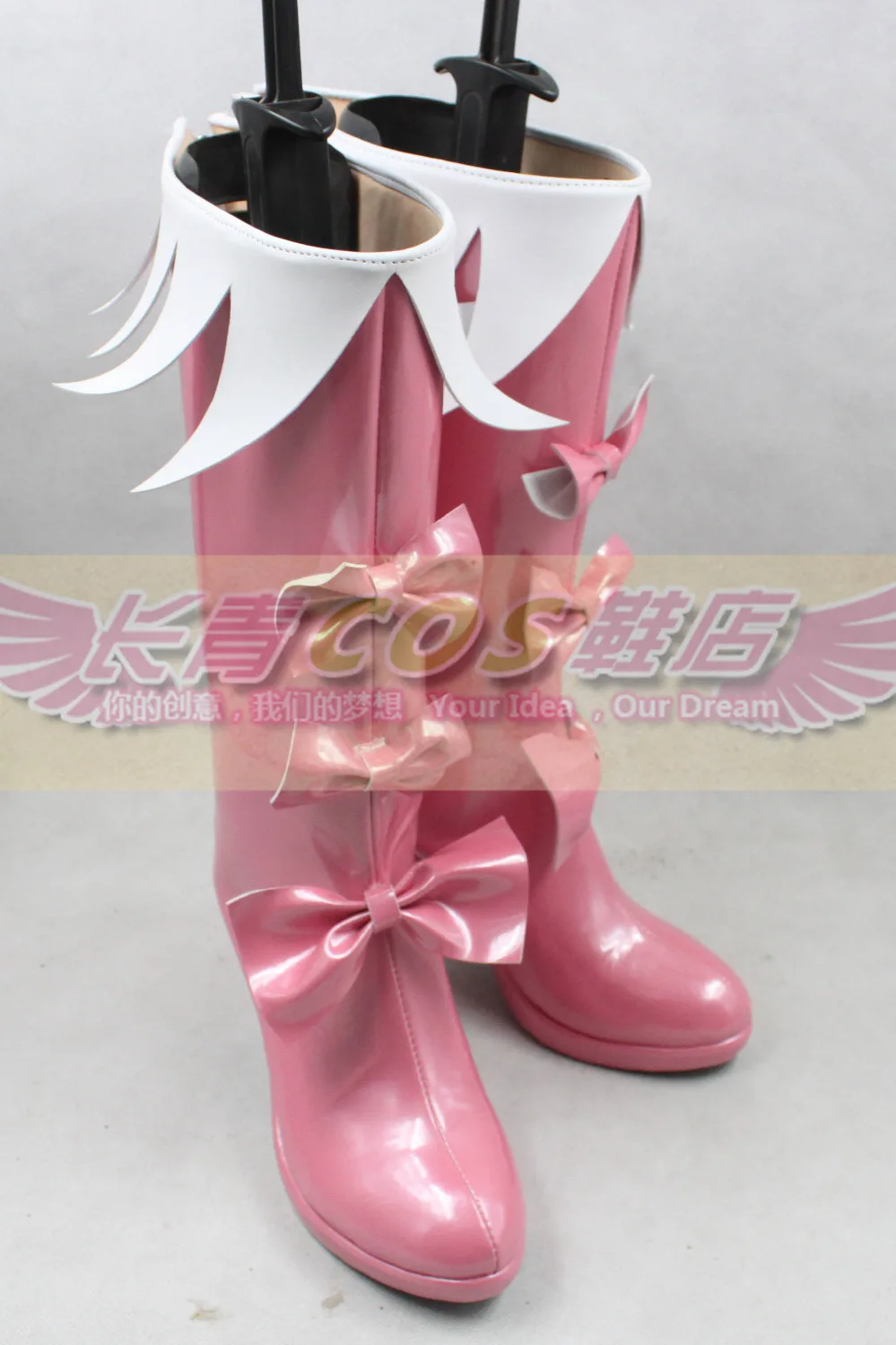 Kill La Cosplay розовые праздвечерние длинные туфли для косплея девочек ботинки C006|boots