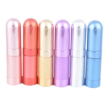 

Jxcaih 1pcs 6 ml Portable Refillable Perfume Bottle With Metal Spray Empty Perfume Case With Colorful