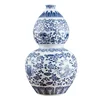 Chinese Style Jingdezhen Eggshell Blue And White Vase Ceramic Red Porcelain Kaolin Flower Vase Home Decor Handmade Vases 1