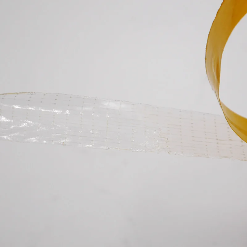 1 Roll 20M Double sided tape high viscosity grid fiber transparent transparent double sided tape Double-sided fiber tape