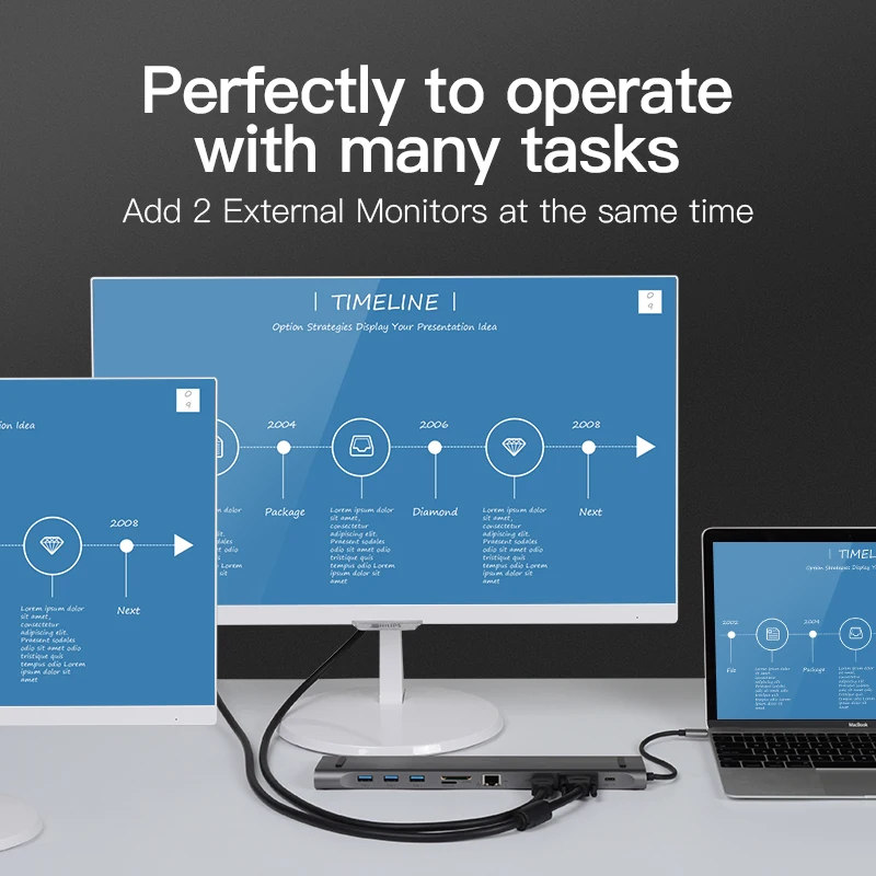 Vention thunderbolt 3 USB-C HDMI VGA конвертер USB3.0 концентратор SD/TF кард-ридер 3,5 мм разъем PD RJ45 адаптер для MacBook type C концентратор