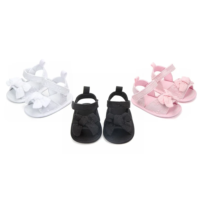 

0-18M Summer New Fashion Baby Sandals Girls Soft Bottom Bow Shoes Baby Shoes