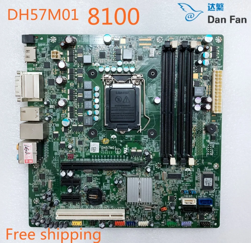 DH57M01 For DELL XPS 8100 Desktop Motherboard G3HR7 0G3HR7 H57 LGA1156 Mainboard 100%tested fully work