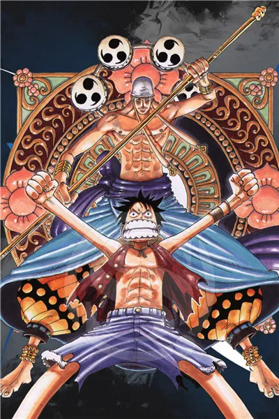 G7175 Пользовательские One Piece Обезьяна D Луффи # q Home Decor современный Для Спальни