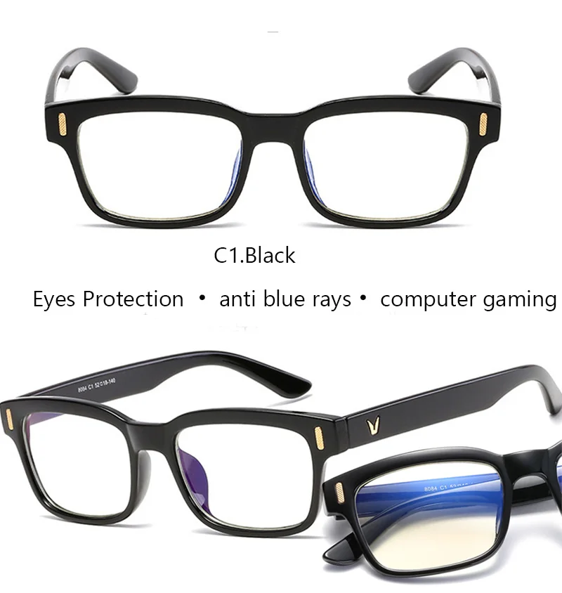 blue light blocking reading glasses Blue Ray Computer Glasses Men Screen Radiation Eyewear Brand Design Office Gaming Blue Light Goggle UV Blocking Eye Spectacles blue filter glasses