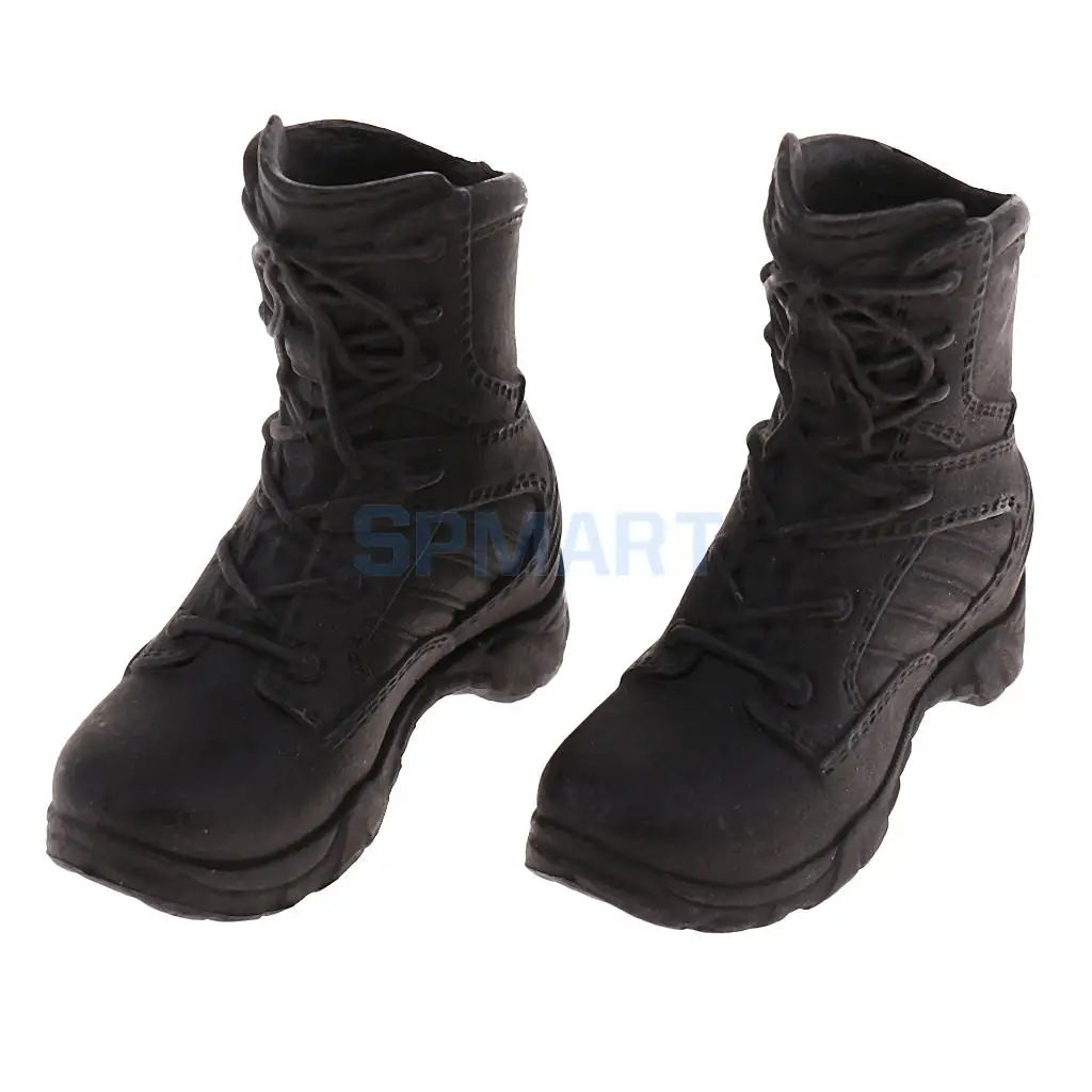 1/6 Scale Policewoman Military Shoes Model Combat Boots Tactical Boots for 12" Female Soldier Body Action Figure Accessories