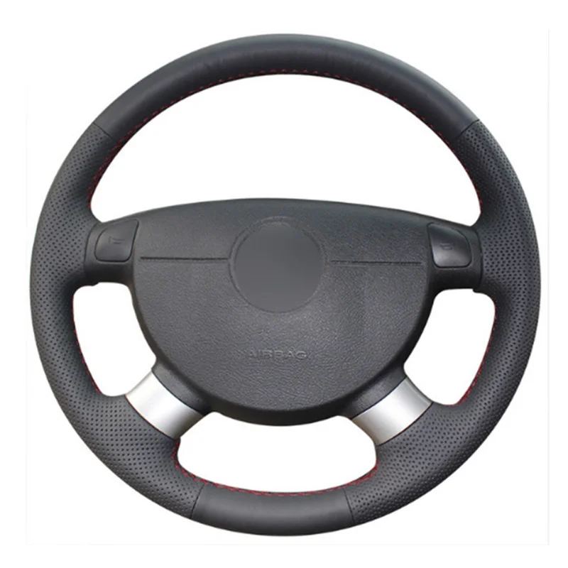 

DIY Sewing-on PU Leather Steering Wheel Cover Exact Fit For Buick Excelle