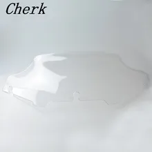 6 Clear Wave Windshield Windscreen For 1996 2013 Harley FLHT FLHTC FLHX Touring