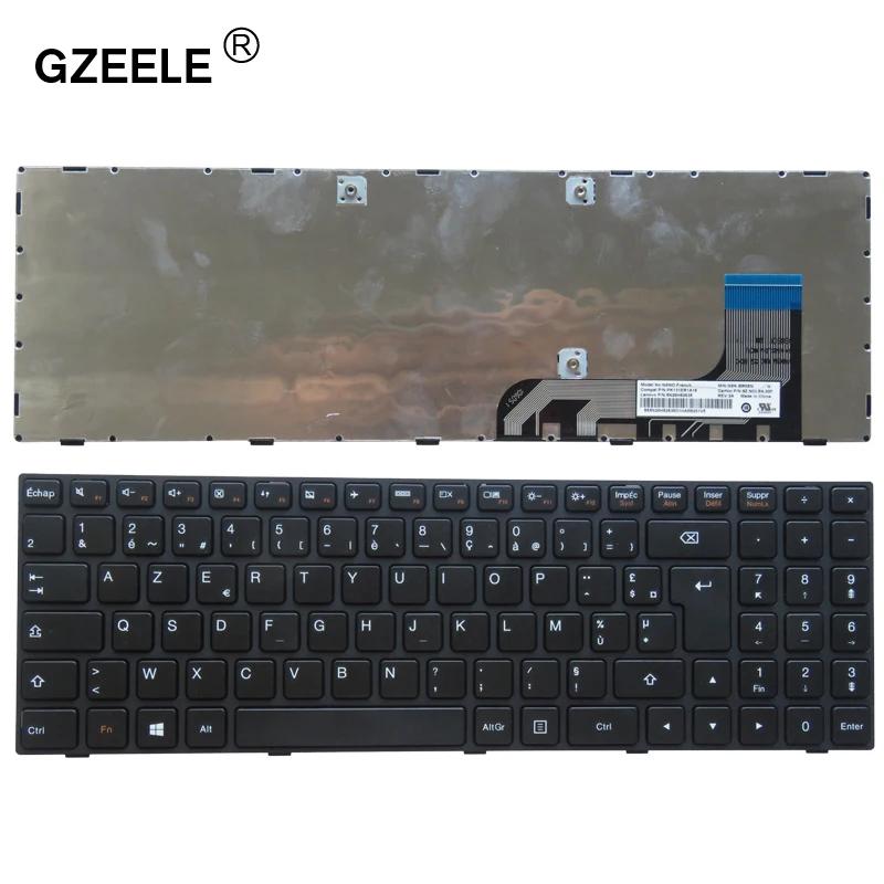 GZEELE Французская клавиатура ноутбук для lenovo ideapad 100-15 100-15IBY 300-15 B50-10 FR языковая раскладка черная клавиатура Горячая и новая