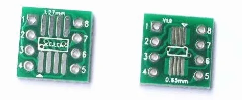 Бесплатная доставка 100 шт./лот SO8 MSOP8 SOIC8 TSSOP8 SOP8 Поворотный адаптер DIP8 IC плата