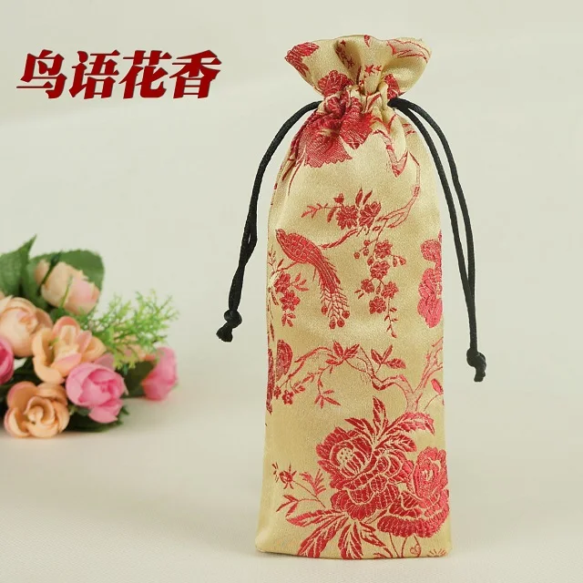 20 штук китайский Стиль свадебный Декор Рождественский подарок на день рождения мешок Drawstring сумки ручной работы атласные свадебные конфеты в упаковке Bag - Цвет: 11