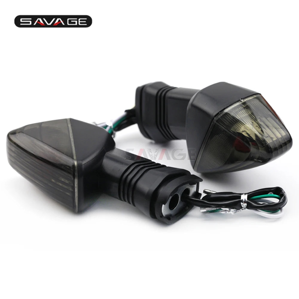 Передний сигнал поворота для KAWASAKI Z750S KLR650 KLE500 KLE650 ZX 6RR 6R ZX636 аксессуары мотоциклов