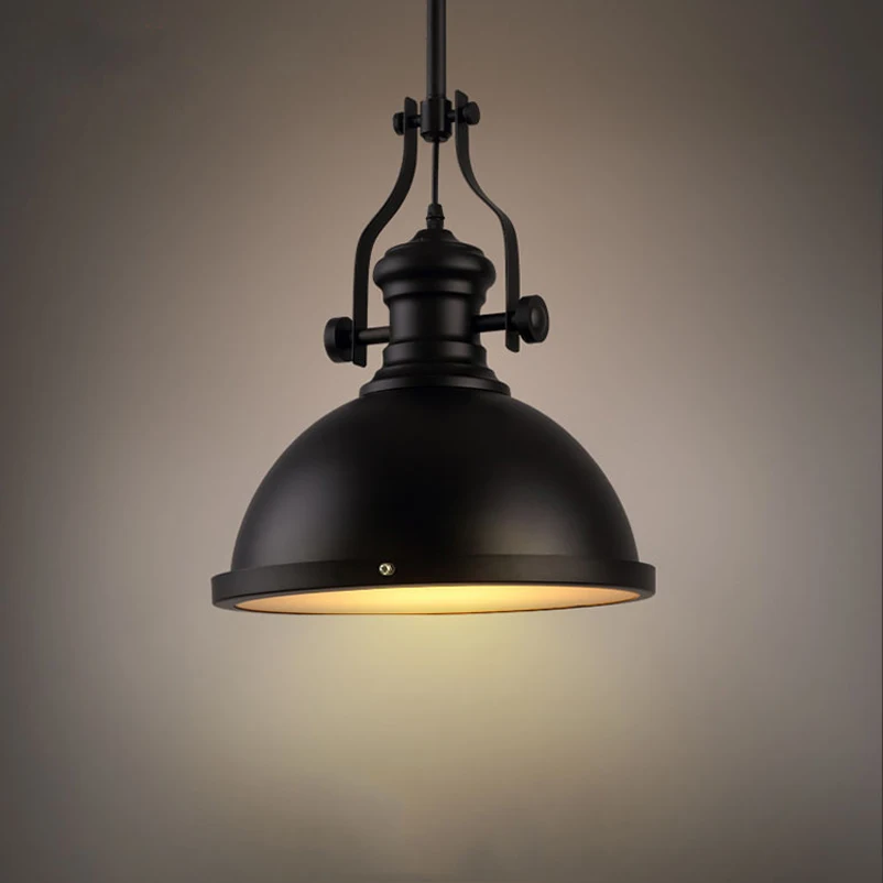 Винтажная железная Подвесная лампа в стиле лофт светильник для столовой кафе