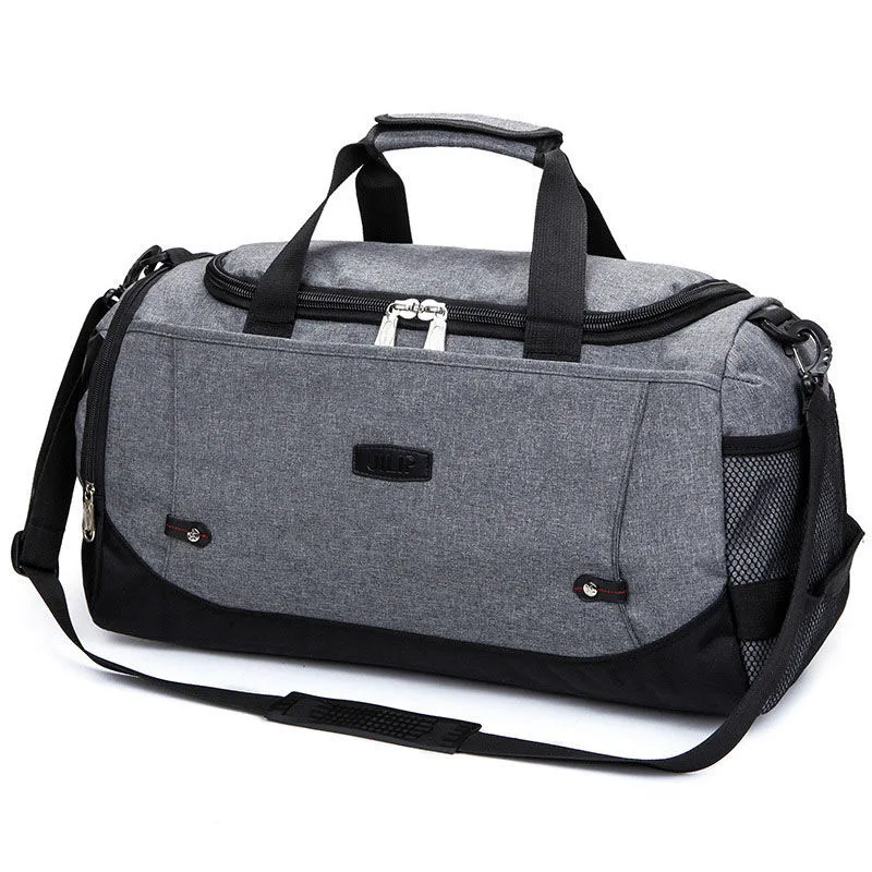 Scione унисекс большие дорожные сумки для багажа многофункциональная спортивная сумка на плечо Повседневная переносная сумка-мессенджер с обувью для хранения - Цвет: Gray