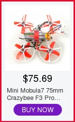 Мини Mobula7 75 мм Crazybee F4 Pro OSD 2S bwoop FPV гоночный Дрон Квадрокоптер с обновлением BB2 ESC 700TVL BNF с FS-i6 передатчиком