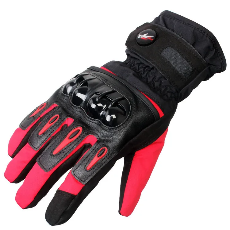 Guantes moto Luvas da moto cicleta Зимние непромокаемые теплые сенсорный экран кожаные перчатки на открытом воздухе мото rcycle Мото Кросс гоночные перчатки