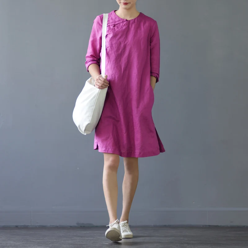 Женское винтажное платье в стиле ретро с пуговицами|summer dress|dress vintagedresses short |