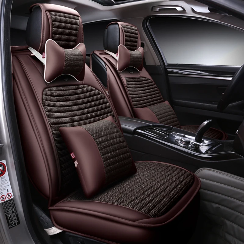 Front+Rear car seat cover for Toyota Prado Hilux Avensis Corolla