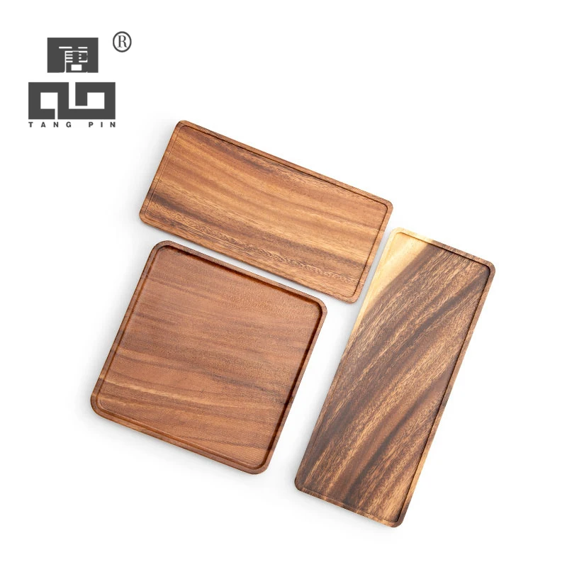  TANGPIN Walnut tea trays tea table wood tea platters kung fu tea accessories
