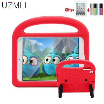 

For new iPad 2017 2018 EVA Birds Shockproof Case for iPad air air2 pro 9.7 Funda Coque Kids Cute Stand Protective Cover+Gifts