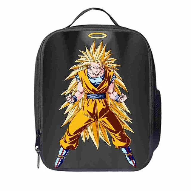 Dragon Ball сумка для ланча с животными, аниме Гоку для женщин и мужчин, подростков, мальчиков и девочек, детский школьный изолированный охладитель, сумка-тоут - Цвет: photo color