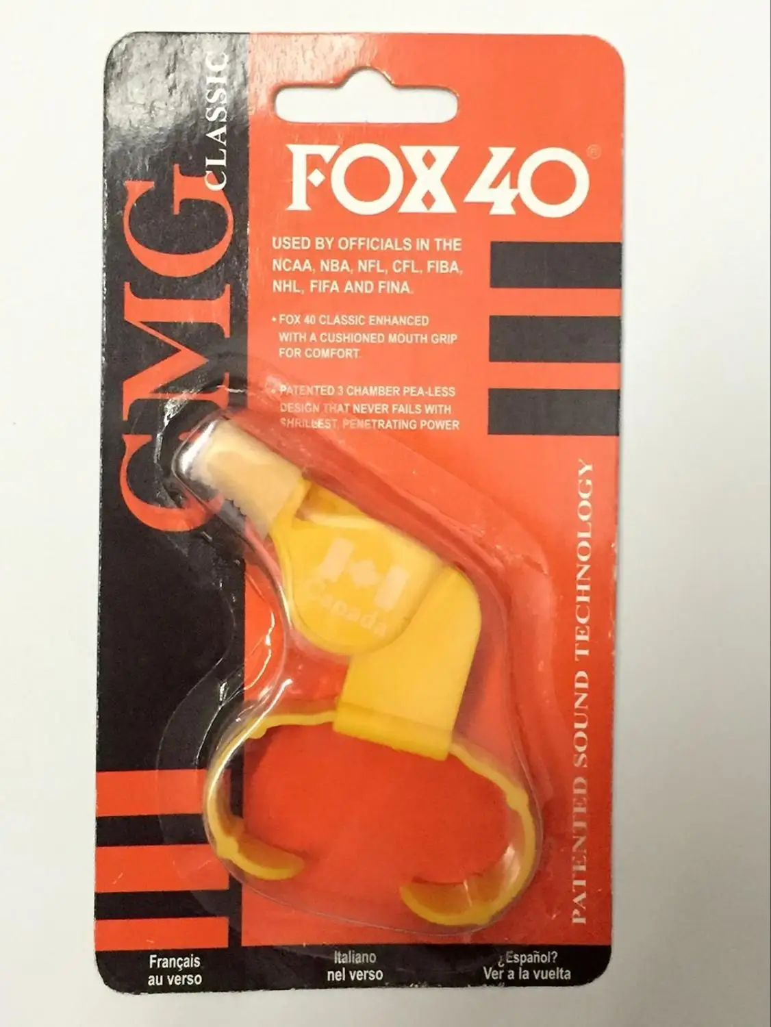 Цвет: желтый Fox40 свисток с рукояткой на палец спортивный регби свисток баскетбол волейбол теннис Дельфин рефери PAIDIAO Apito - Цвет: Цвет: желтый