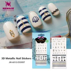 Наклейки для ногтей 3D металлический дизайн для ногтей blingblingdetails украшения Модные гвозди для женщин DIY ювелирные аксессуары