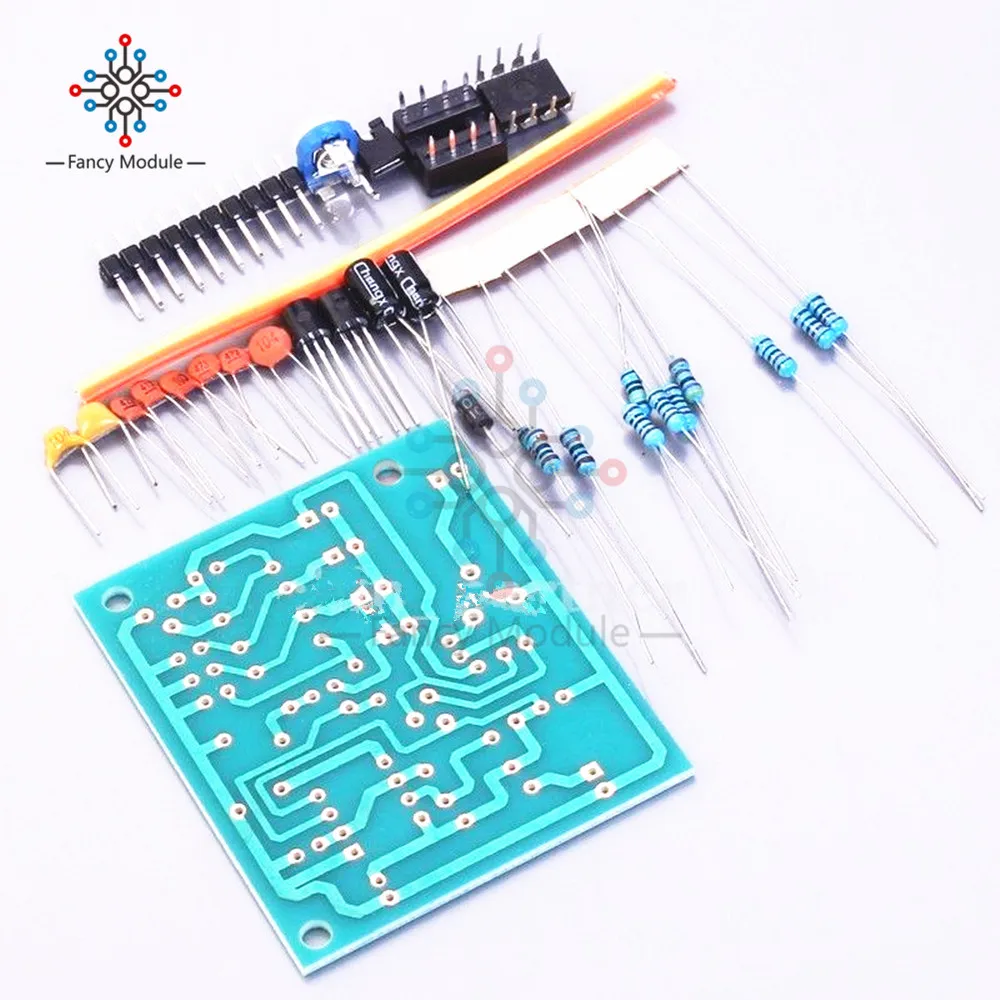 NE555 Multi-Channel Waveform Generator Module Sine Triangle Square Wave DIY Kits 4
