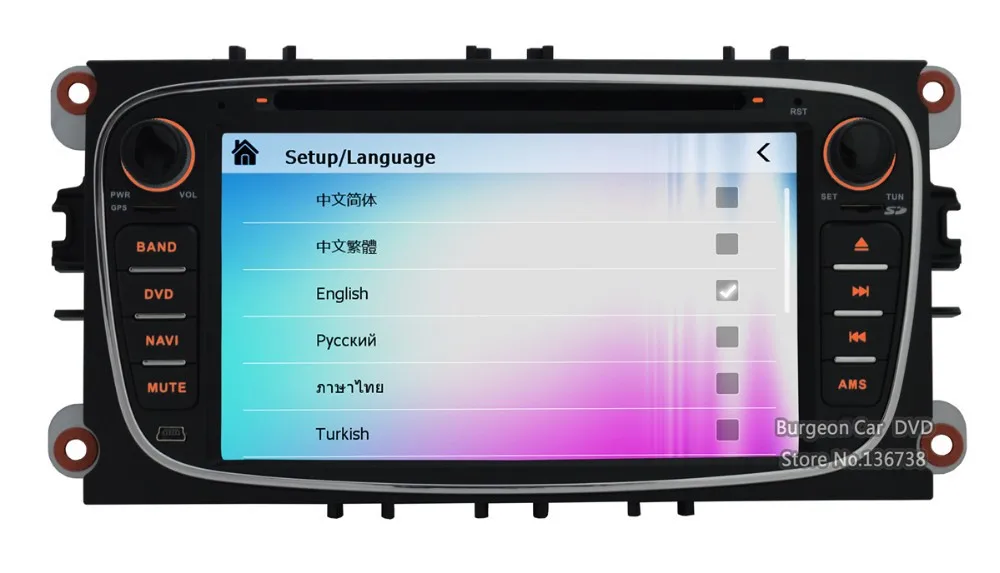 Top Car DVD Player GPS Navigation System SAT NAV WiFi 3G FOR FORD FOCUS C S MAX S-Max C-Max MONDEO GALAXY USB Radio Bluetooth 41