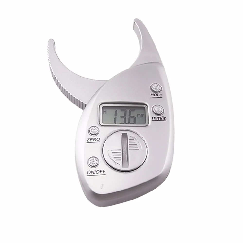 

Digital Body Fat Caliper Skin Fold Method Measure Fat Percentage LCD Display Handheld