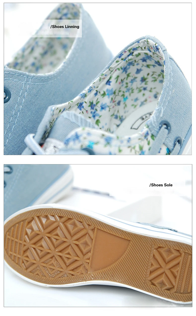 New Breathable Canvas women flats fashion floral comfortable Sneakers Low help spring summer casual women shoes female NBT992 6