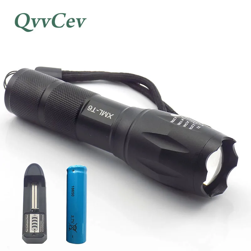 18650 or AAA Battery Small Flash Light MINI XML T6 LED Torch Flashlight