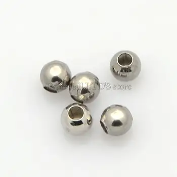 

Round 316 Stainless Steel Spacer Beads, Stainless Steel Color, 3mm, Hole: 1mm