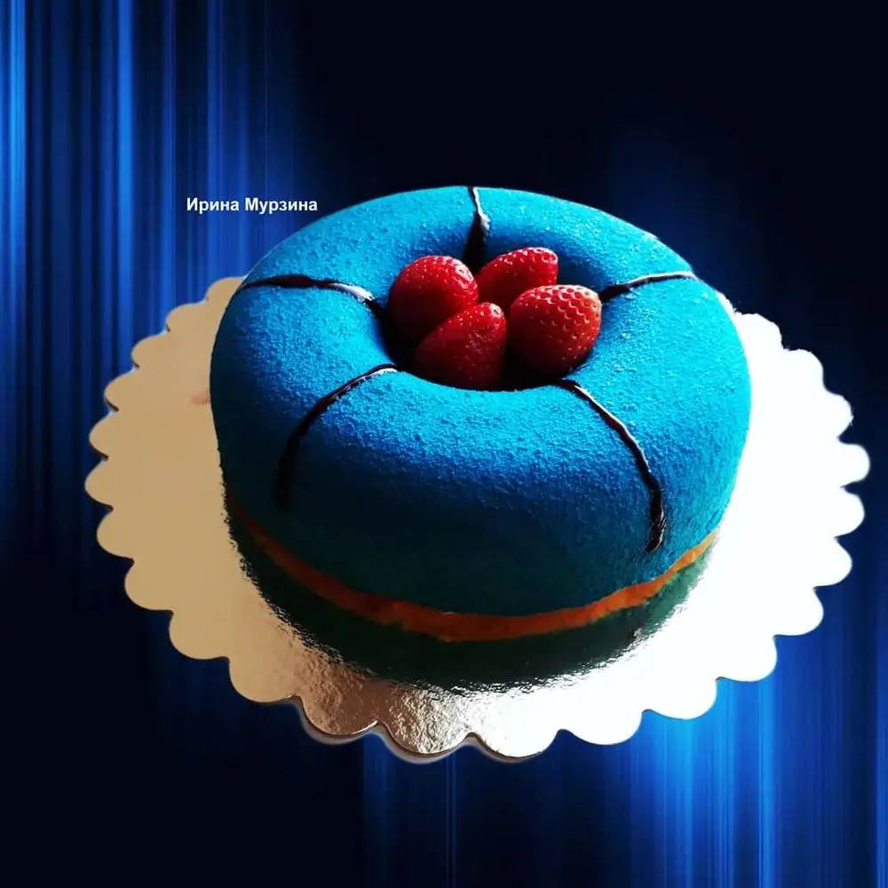 Силиконовая Круглая форма в форме пончика, мусс, форма для выпечки, принадлежности для выпечки, силиконовая форма для торта, сделай сам, кухонные принадлежности для выпечки