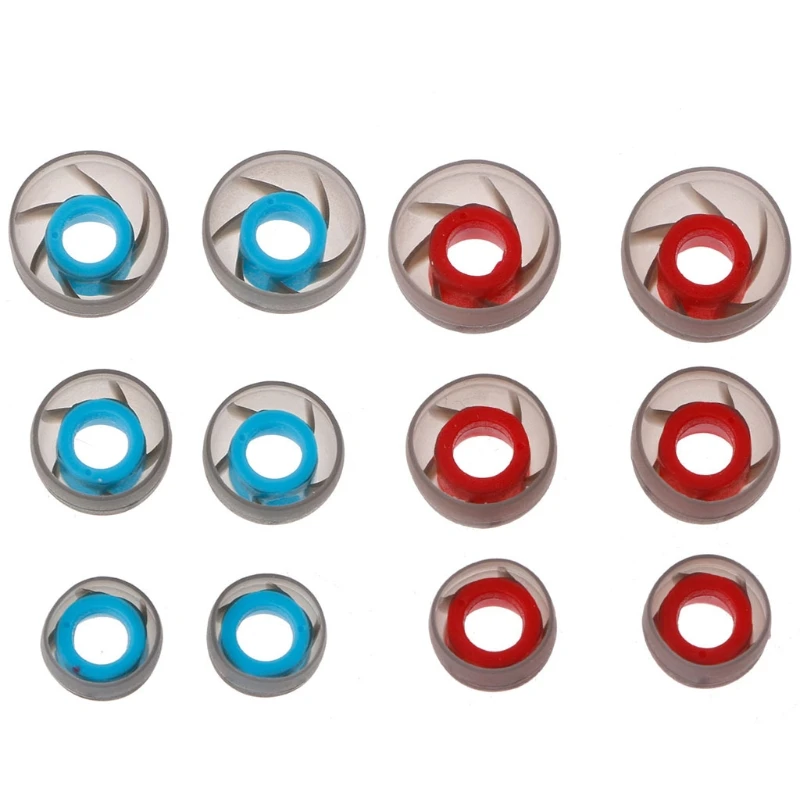 

OOTDTY Replacement Earpiece Ear Tips 3 Pairs S/M/L Mini Silicone Ear Tips Earbuds Replace For Universal 4.5mm In-Ear Earphone